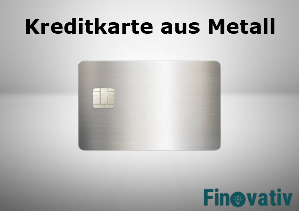 Kreditkarte aus Metall