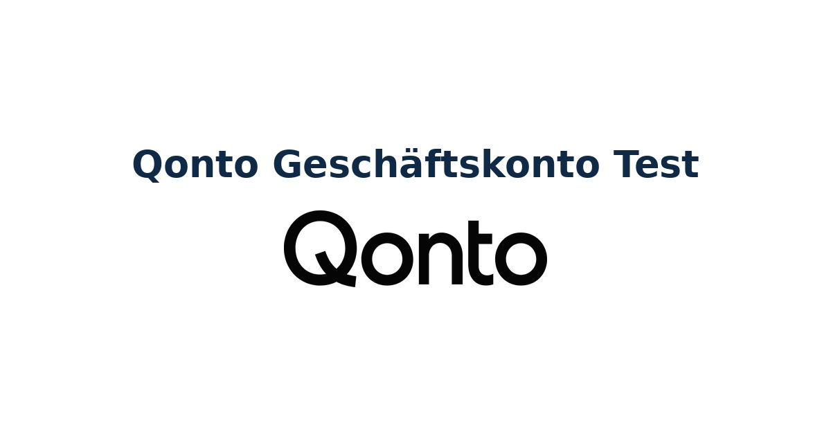Qonto Geschäftskonto Test mit Qonto-Logo
